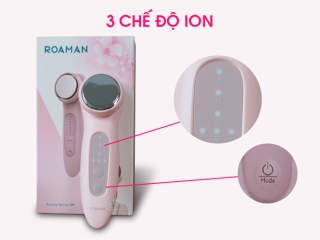 MÁY MASSAGE MẶT ROAMAN M7 TÍCH HỢP 3 CHỨC NĂNG LÀM SẠCH VÀ CHĂM SÓC DA MẶT TOÀN DIỆN