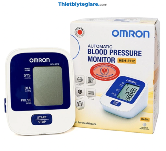 Máy Đo Huyết Áp Tự Động Omron Hem-8712